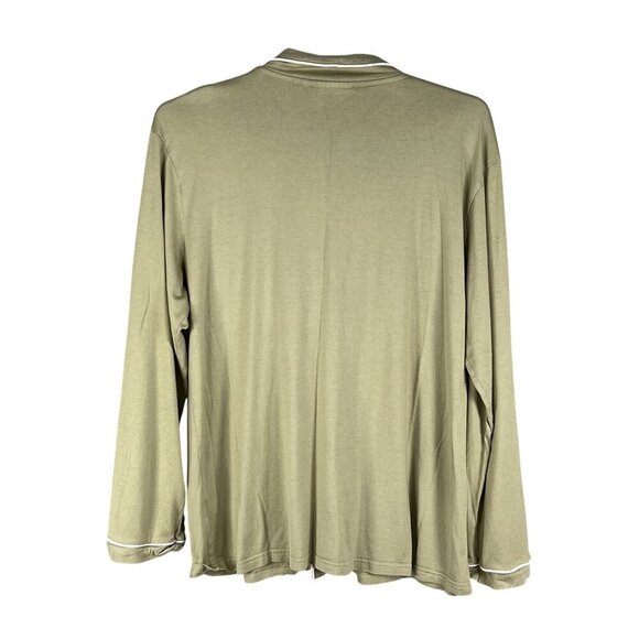 NEW Meomua Mens 2X Olive Green Bamboo Cotton PJ Set Stretchy Lounge Quiet Luxury - Picture 6 of 16